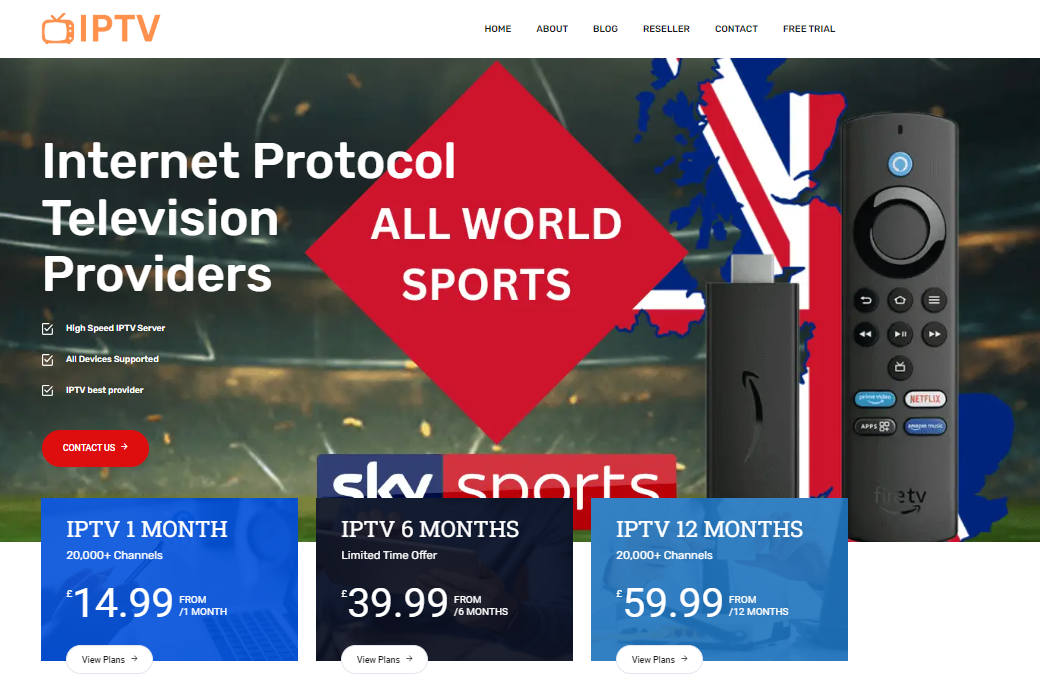 Experience the Best of IPTV UK