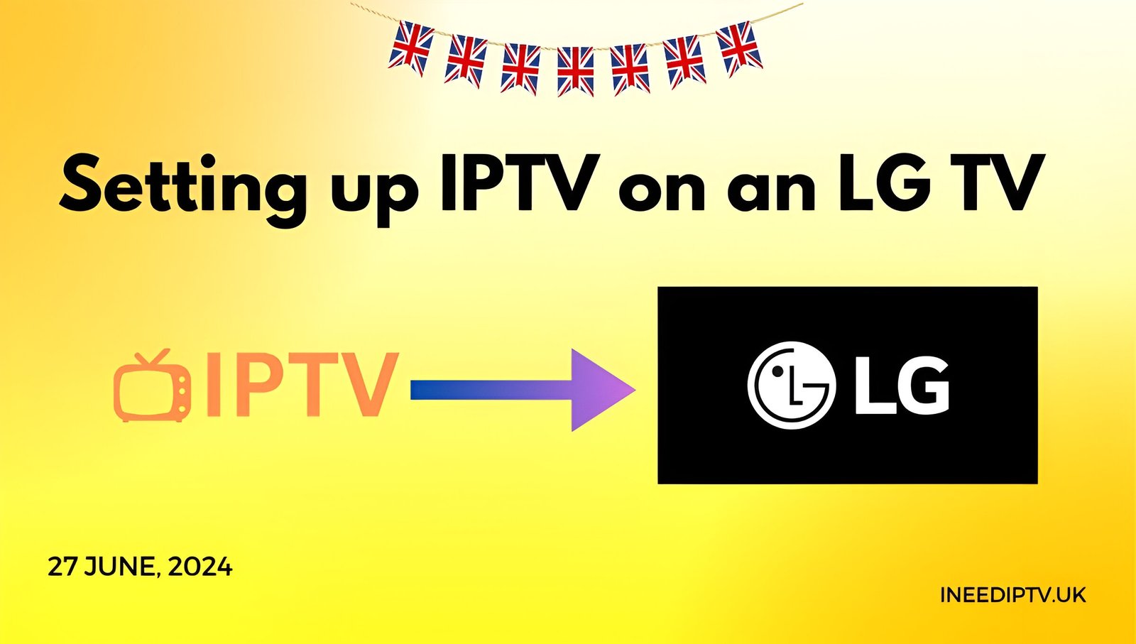 Setting up IPTV on an LG TV