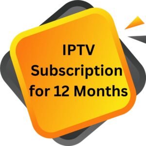 12-Months IPTV Subscription